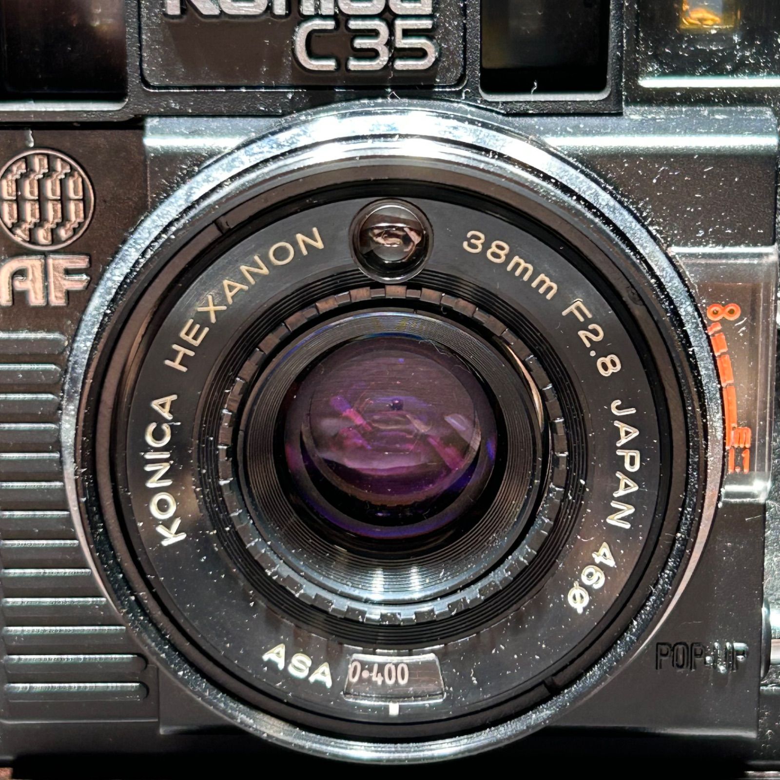 【美品】コニカ Konica C35 / HEXANON 38mm F2.8 コニカ Konica C35 AF HEXANON 38mm f2.8 フィルムカメラ - メルカリ