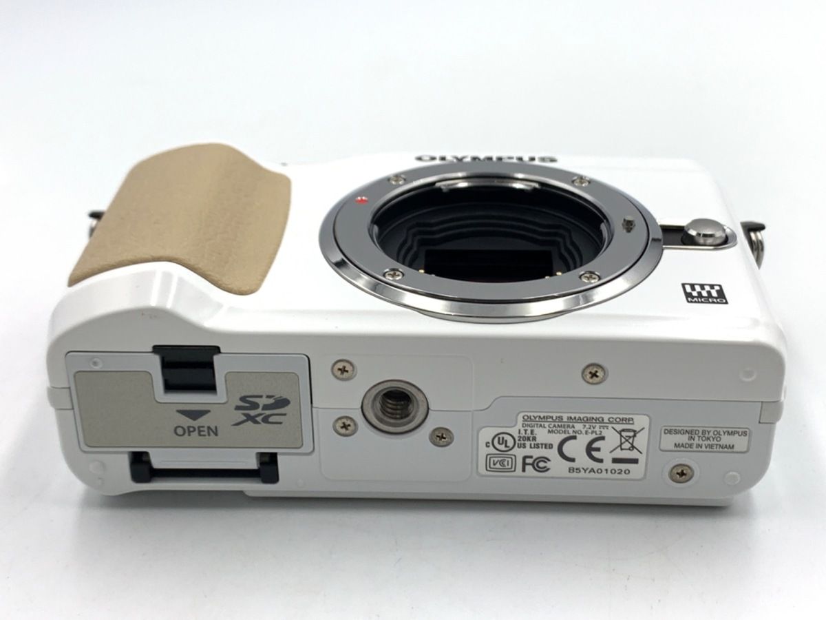 中古】 【難あり品】 オリンパス PEN Lite E-PL2 ボディ ホワイト