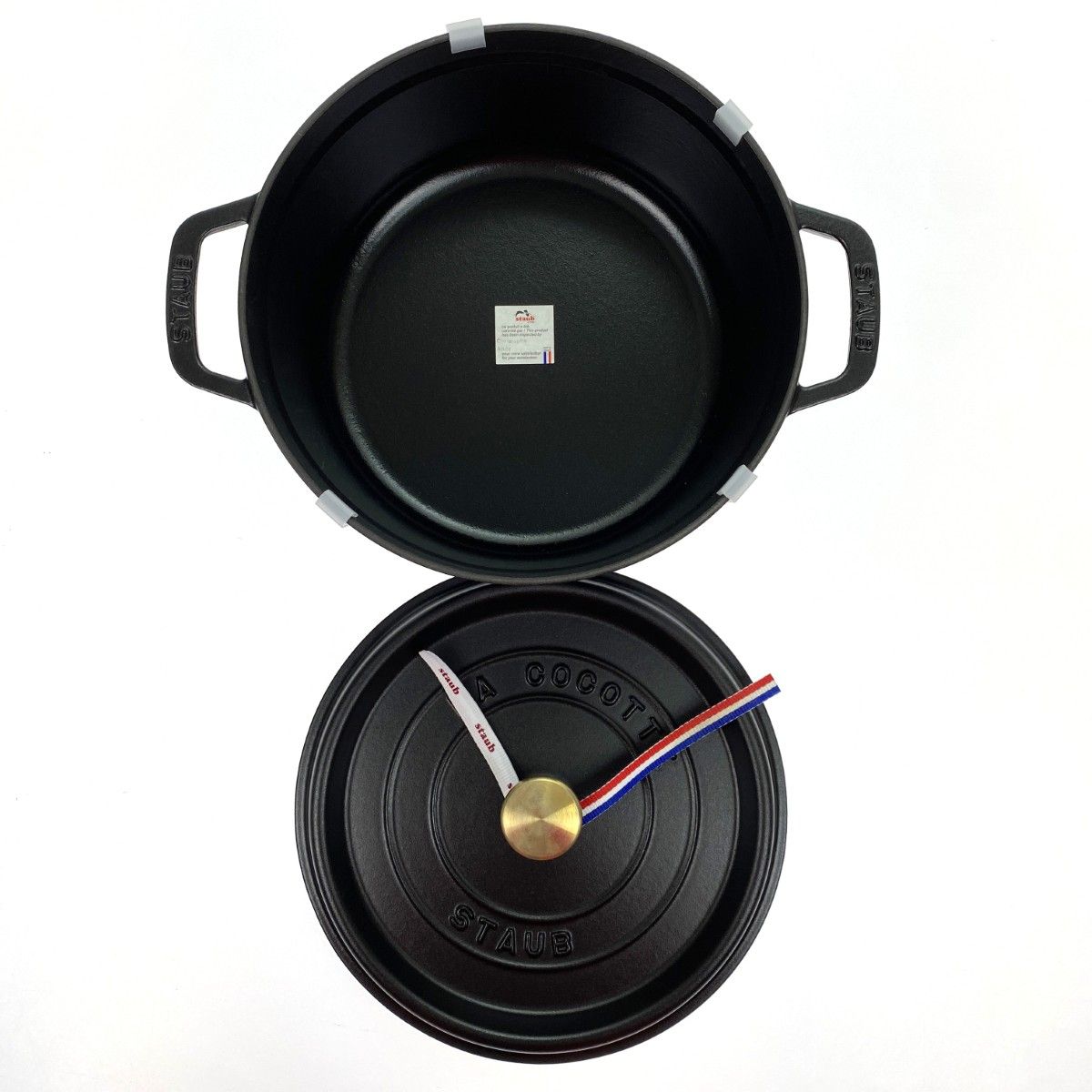 STAUB ストウブ ピコ･ココット ラウンド 24 cm 40500 241 ブラック