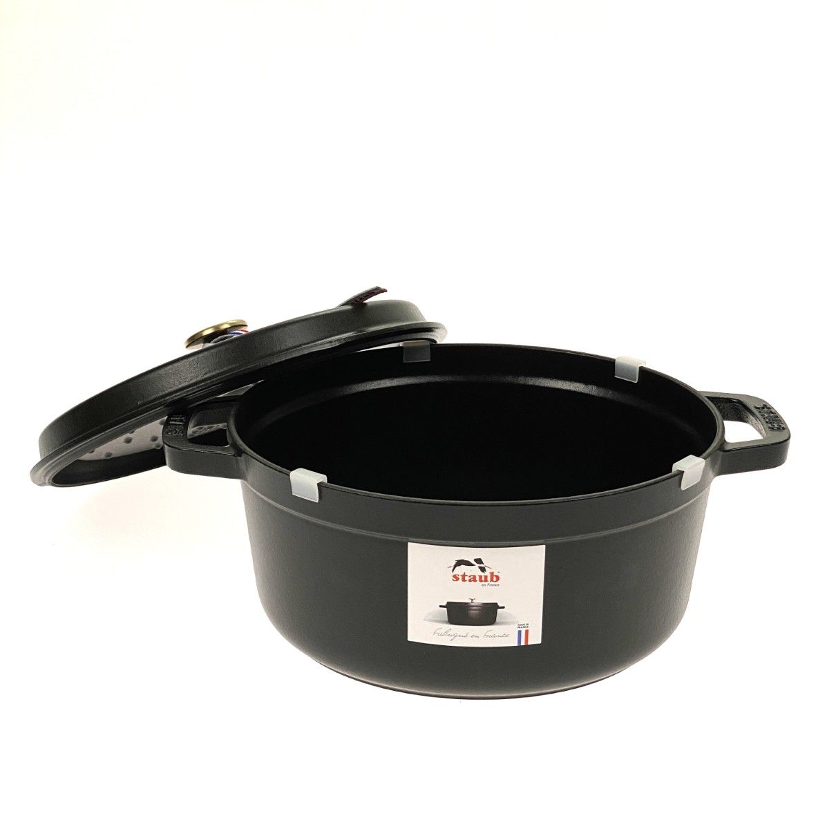 STAUB ストウブ ピコ・ココット ラウンド 24cm 40500-241 ブラック 未