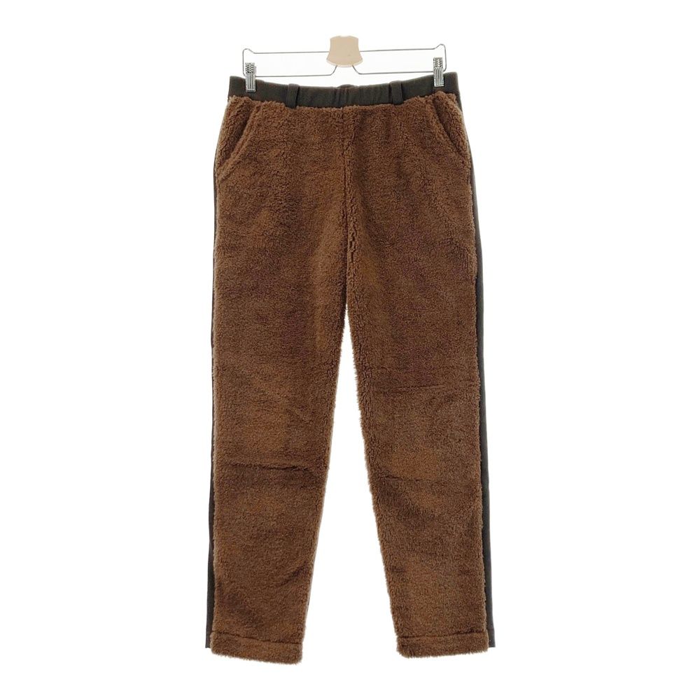 サイズ 44 Noisy ノイジーノイジー 素材切替 ボア ロングパンツ ブラウン系 ゴルフウェア レディース ストスト