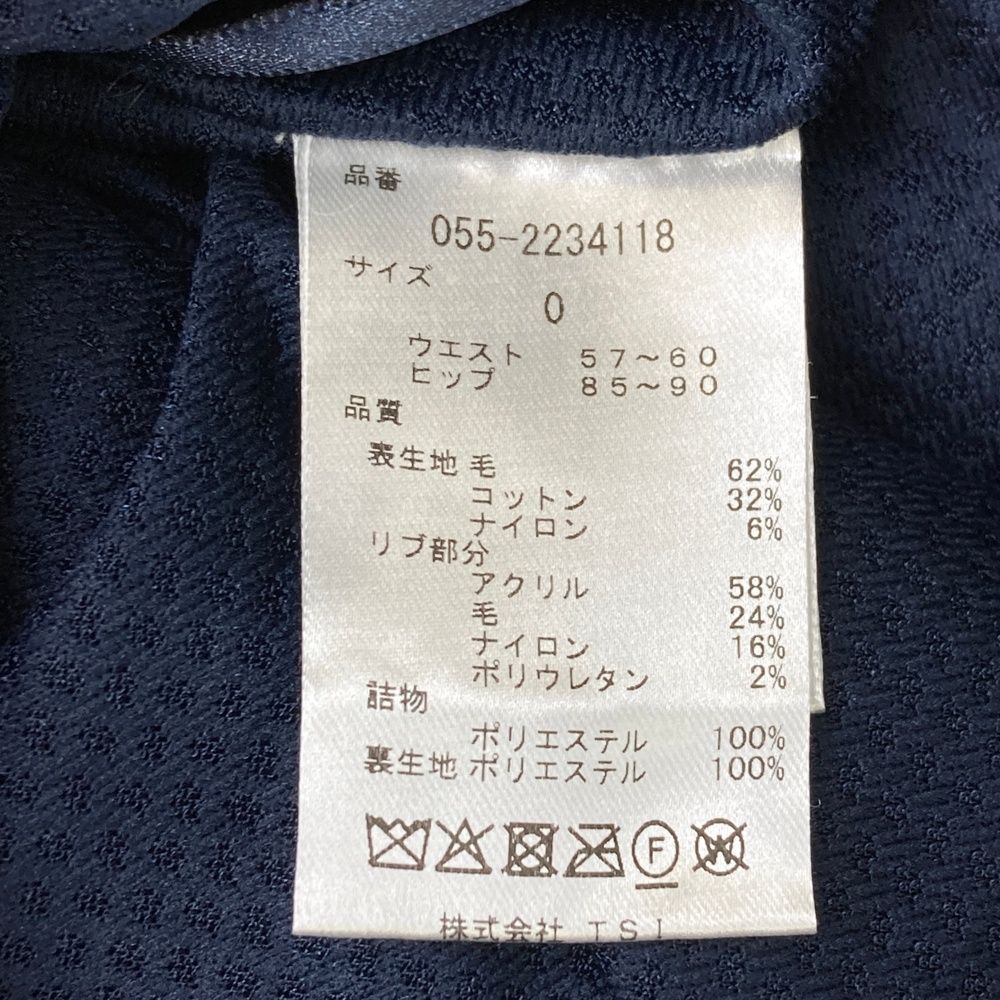 サイズ：0 PEARLY GATES パーリーゲイツ 055-2234118 ウール混 中綿
