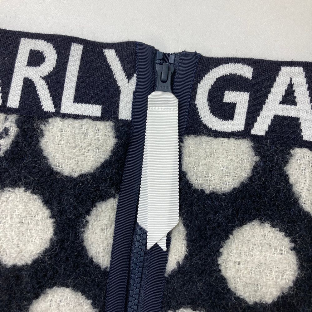 サイズ：0 PEARLY GATES パーリーゲイツ 055-2234118 ウール混 中綿スカート ドット柄 ホワイト系 [240101543726] ゴルフウェア レディース ストスト サイズ：0 PEARLY GATES パーリーゲイツ 055-2234118 ウール混 中綿