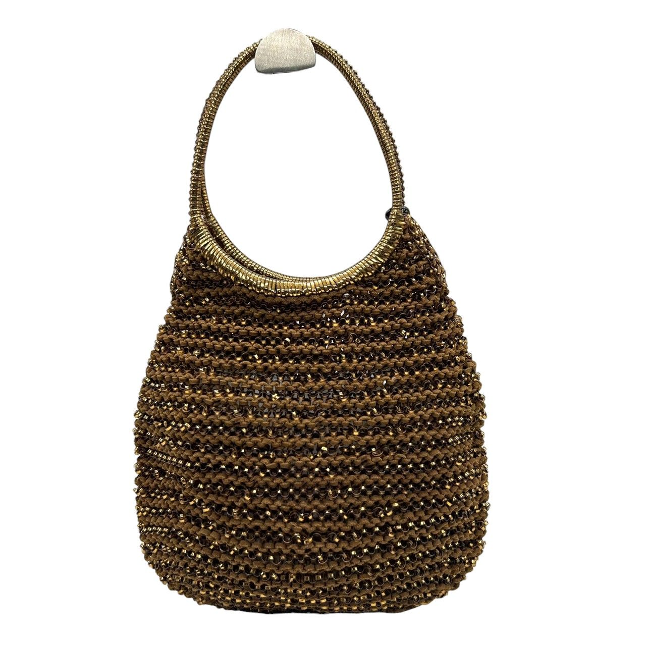 【美品】松屋銀座本店 アンテプリマ ゴールド フラワー ハンドバッグ 美品】松屋銀座本店 アンテプリマ ゴールド フラワー ハンドバッグ 美