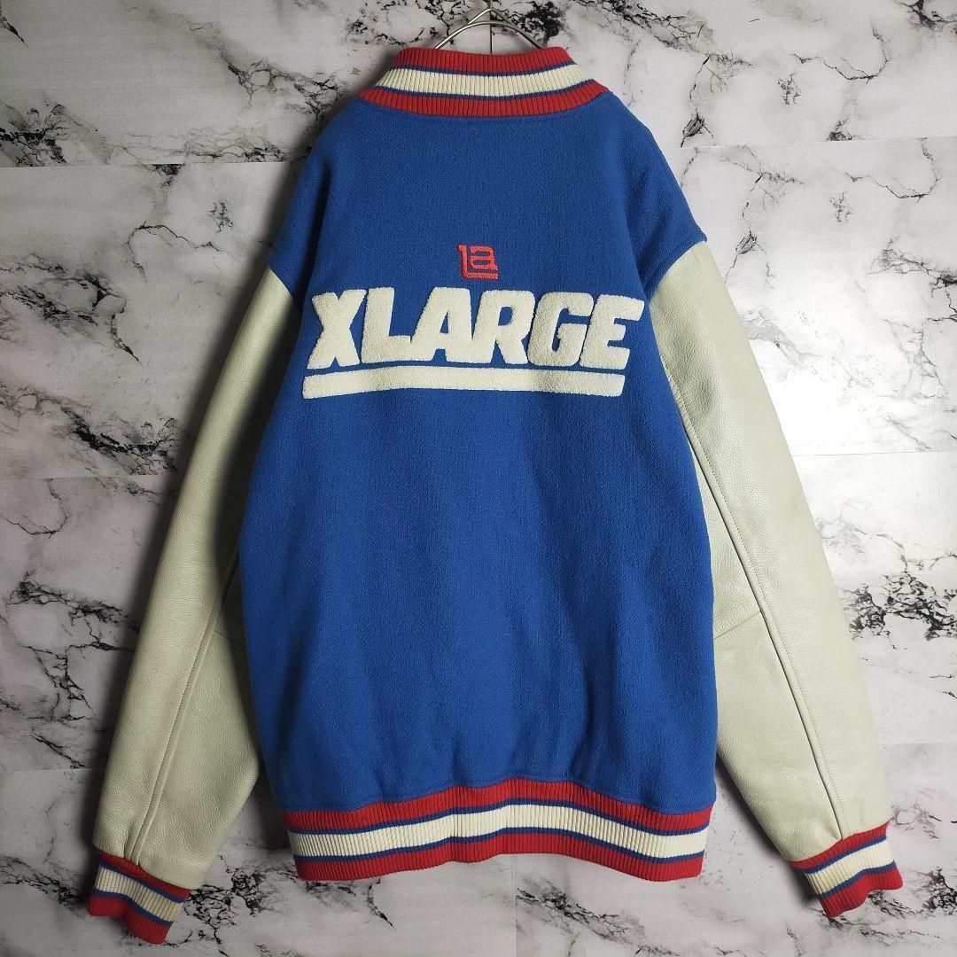 入手困難】 エクストララージ Lサイズ☆両面パイル刺繍ロゴ スタジャン