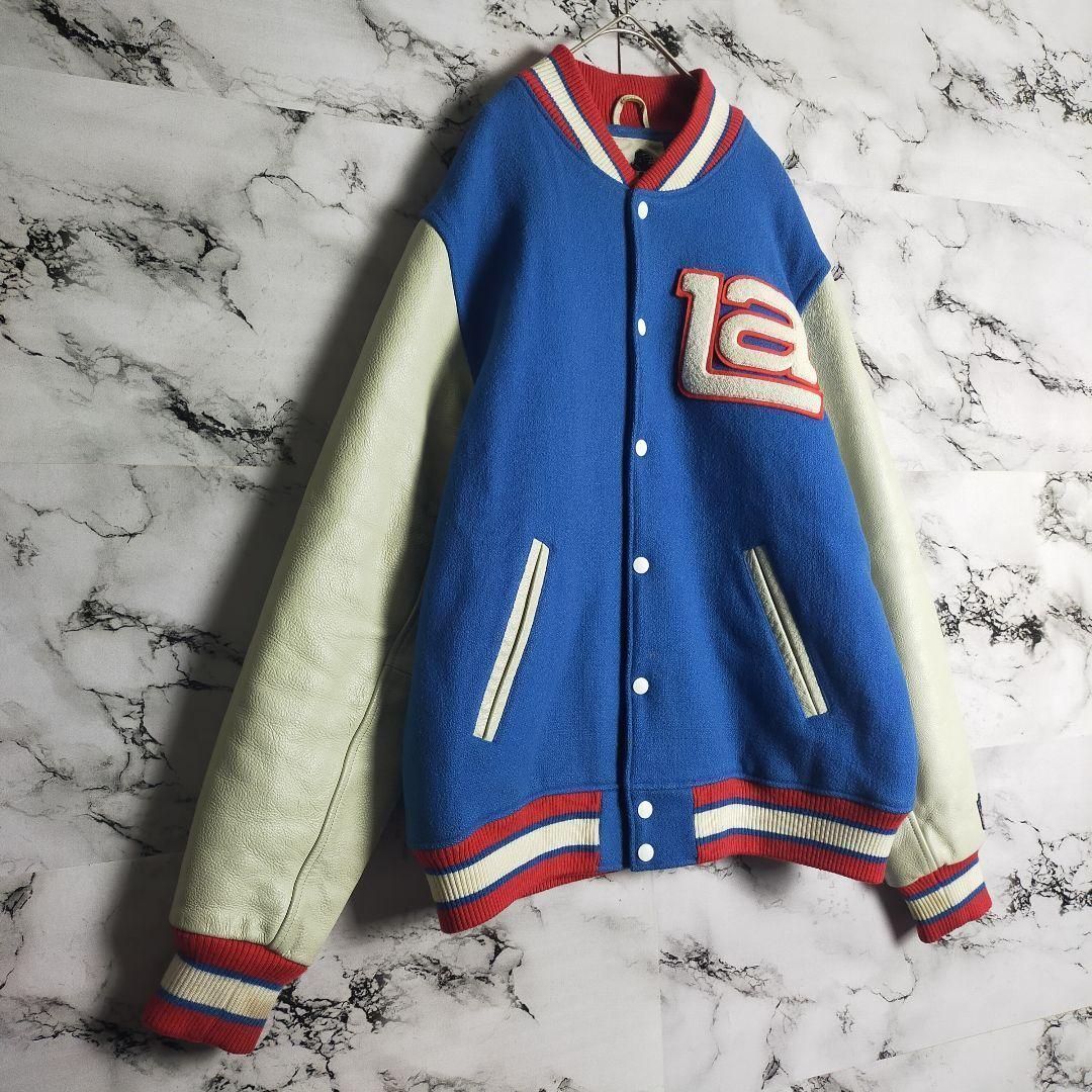 入手困難】 エクストララージ Lサイズ☆両面パイル刺繍ロゴ スタジャン