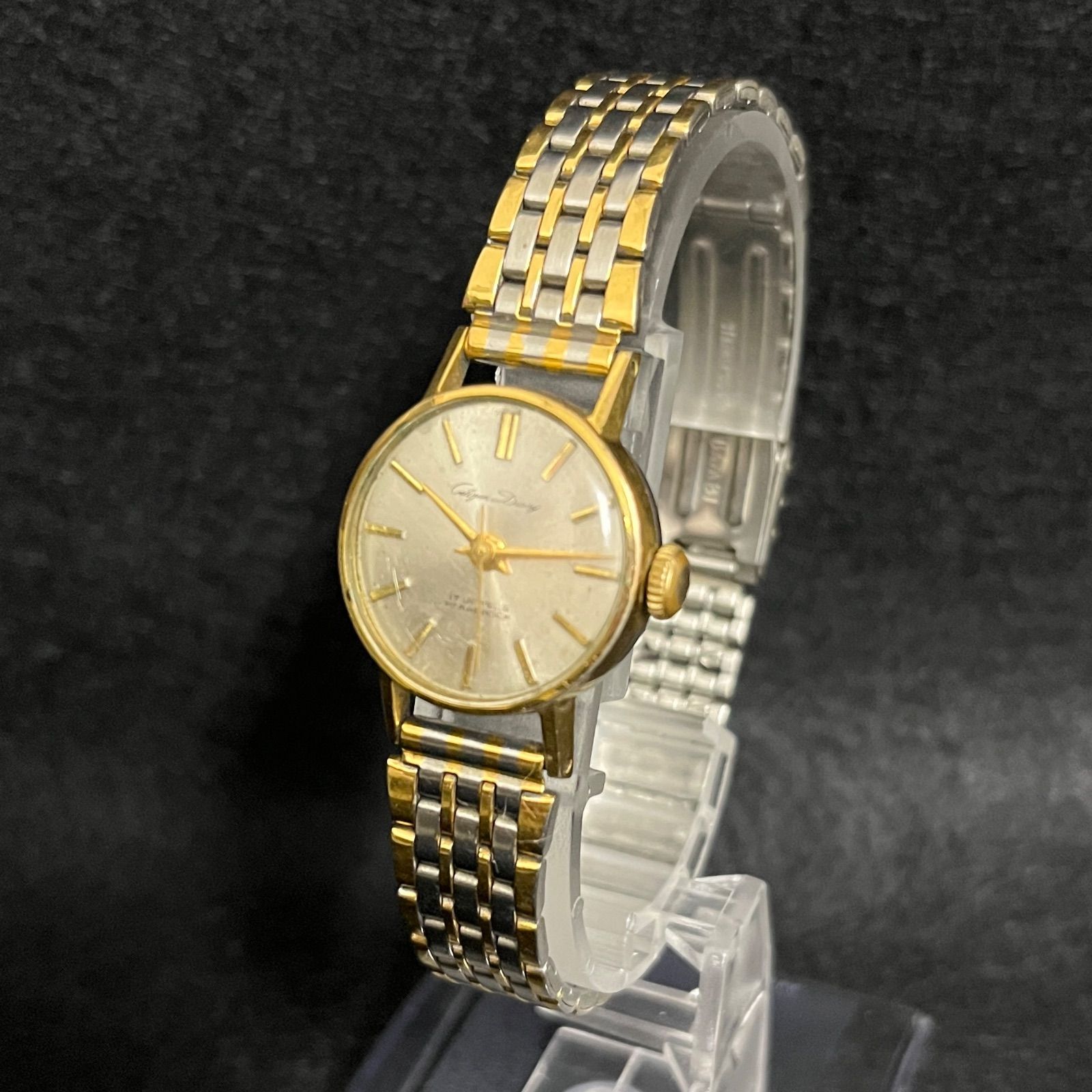 稼働品】 CITIZEN 17石 PARASHOCK シチズン 腕時計 動作確認済み 手 