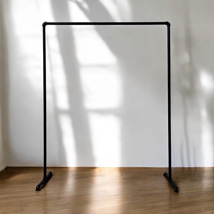 FiDi ハンガーラック ガス管 アイアン 黒 パイプ インダストリアル