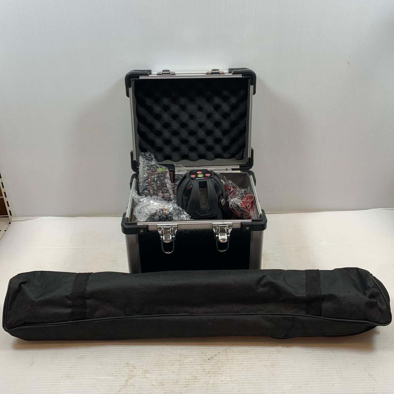 κκVOICE 工具 レーザー機器 レーザー墨出し器 005315 三脚セット VLR 5 X ブラック