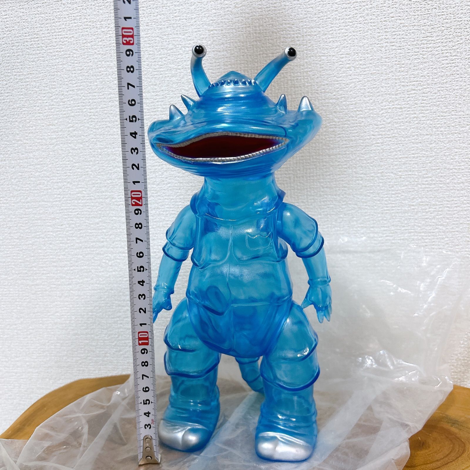 マルサン カネゴン 450 ブルークリア ソフビ フィギュア 怪獣