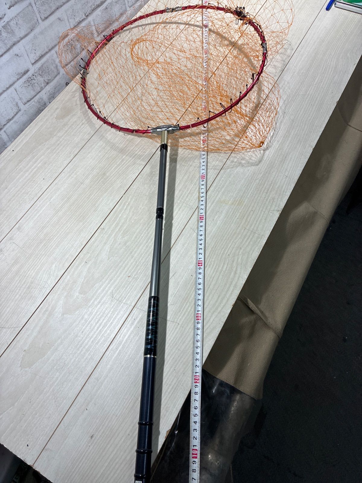 黒鯛工房 カセ筏師 THEチヌlimited競技 玉の柄60 100 網付き整理番号G 350