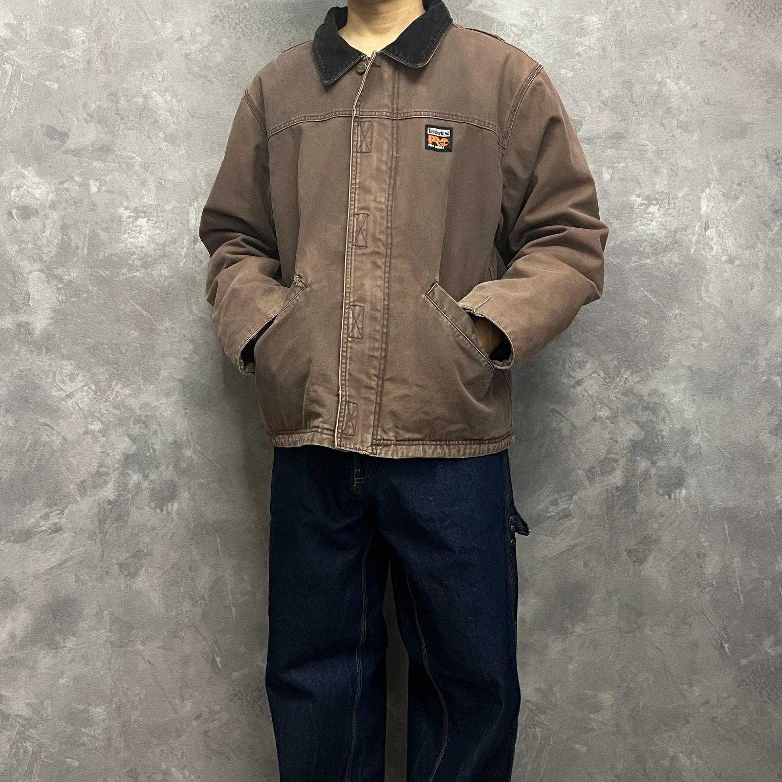 Timberland PRO コーデュロイ襟 ダックワークジャケット デトロイド