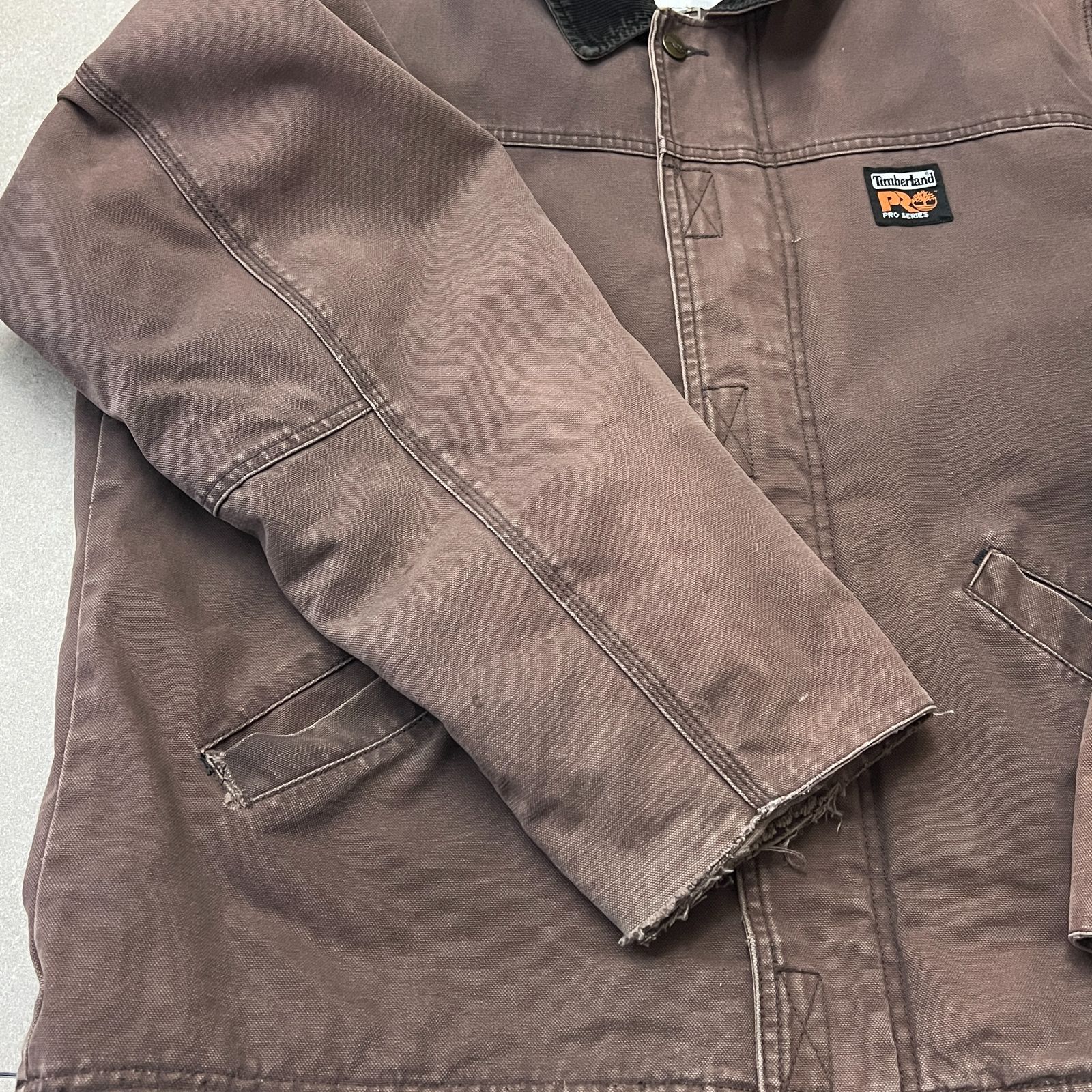 Timberland PRO コーデュロイ襟 ダックワークジャケット デトロイド