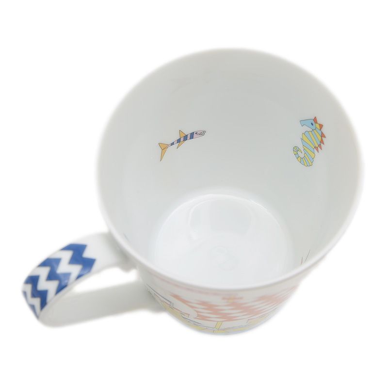  エルメス エポペ EPOPEE マグカップ 250 ml 陶器 ホワイト マルチカ マグカップ コーヒー ティーカップ