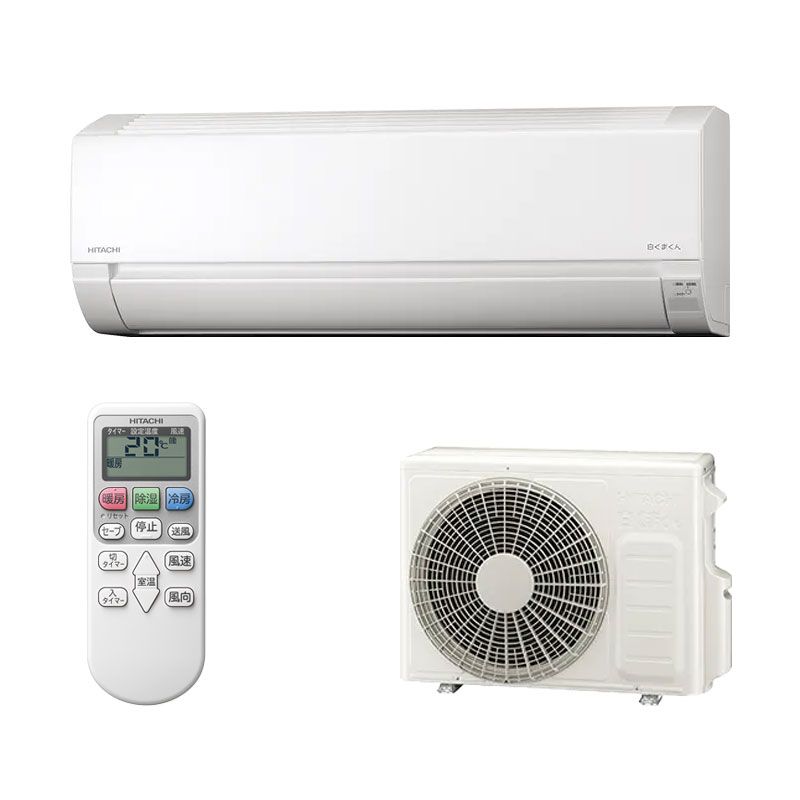 メーカー 日立 HITACHI 白くまくん ルームエアコン スターホワイト RAS AJ 2825 S W 10畳 100 V