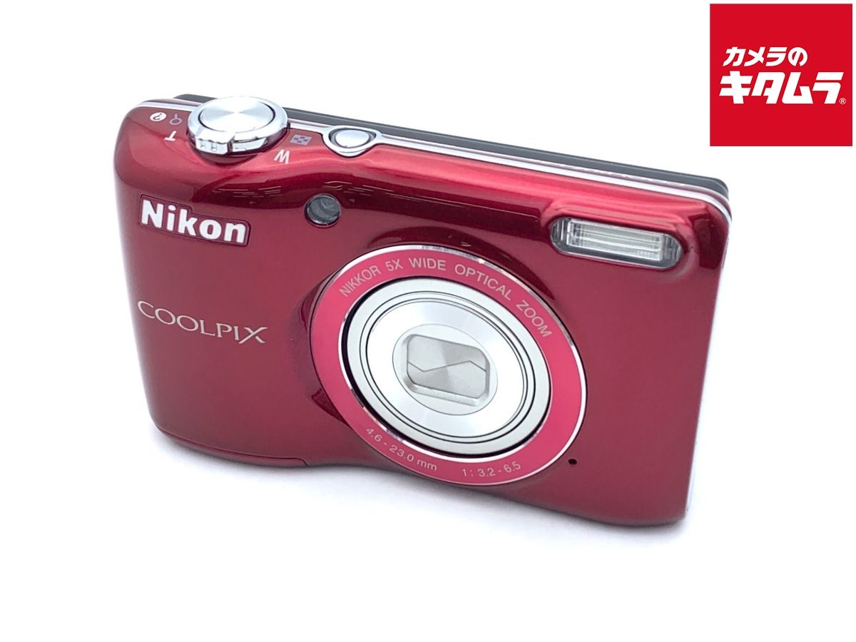 並品 ニコン COOLPIX L 26 レッド