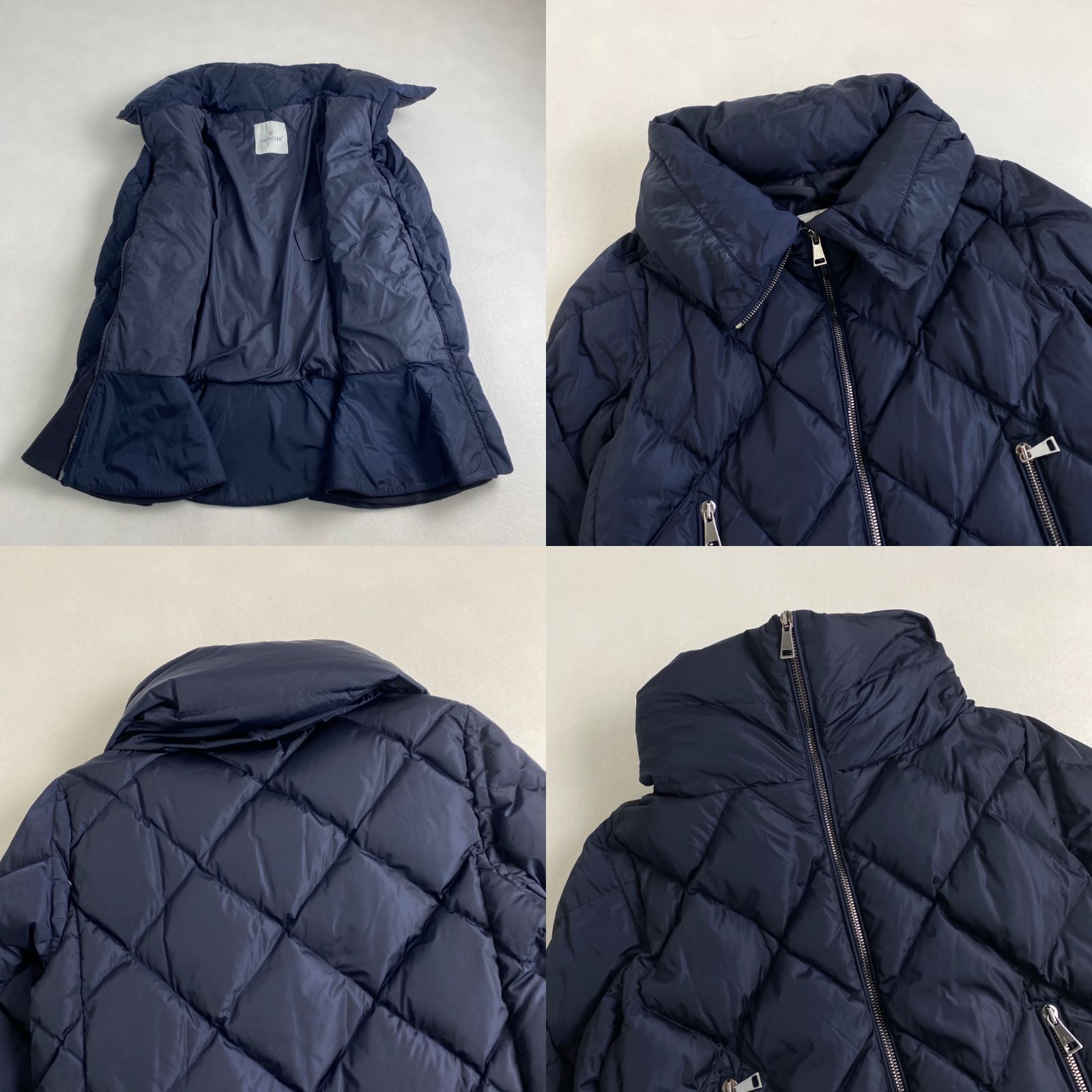 モンクレール ダウンジャケット MONCLER VOUGLANS フレア ネイビー 0 L