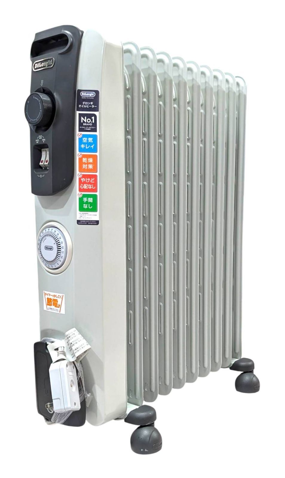 De'Longhi オイルヒーター 移動可能 De'Longhi De'Longhi ヴェルティカルド オイルヒーター / デロンギ