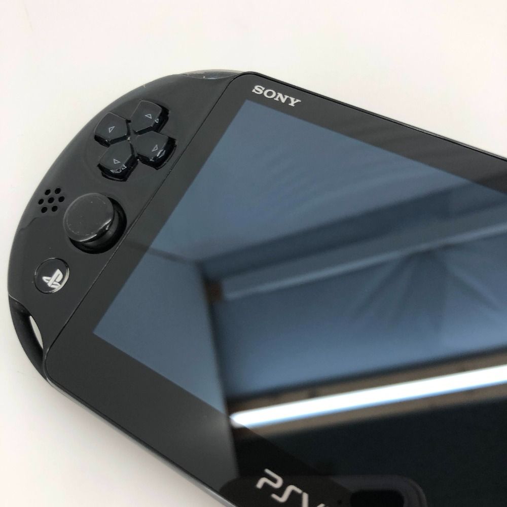 05 w 16884 T PS VITA PlayStation PCH 2000 本体のみ ブラック メモリーカード8 GB 動作 み 品