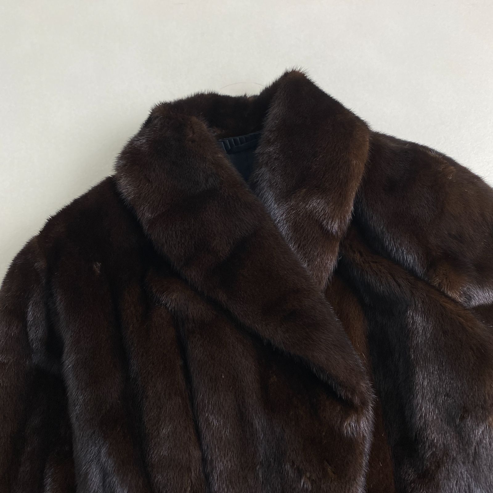 美品 ケンゾー 毛皮コート 毛綺麗で柔らか KENZO BLACKGLAMA ブラック