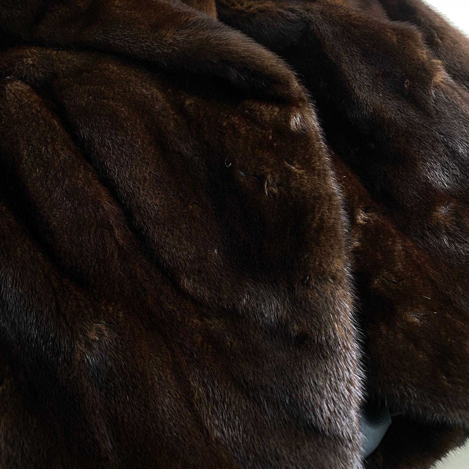 美品 ケンゾー 毛皮コート 毛綺麗で柔らか KENZO BLACKGLAMA ブラック