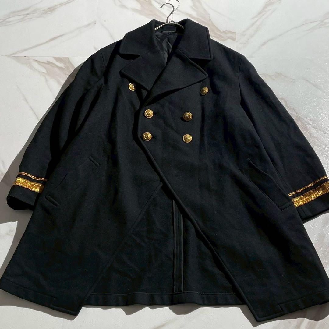 ヨウジヤマモトプールオム 1992aw コート 金ボタン ビンテージ Yohji Yamamoto ヨウジヤマモト 1992AW 1992年秋冬コレクション 変形