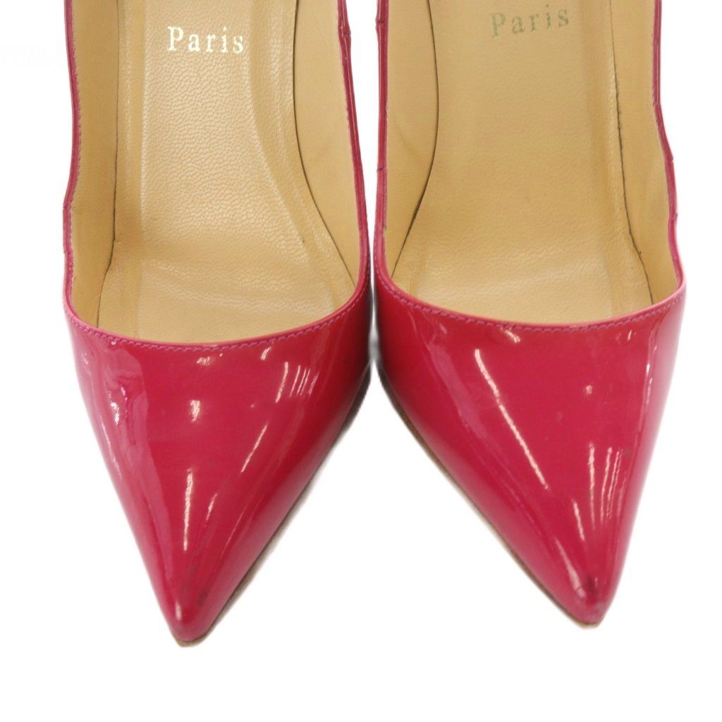 クリスチャンルブタン Christian louboutin エナメル パンプス