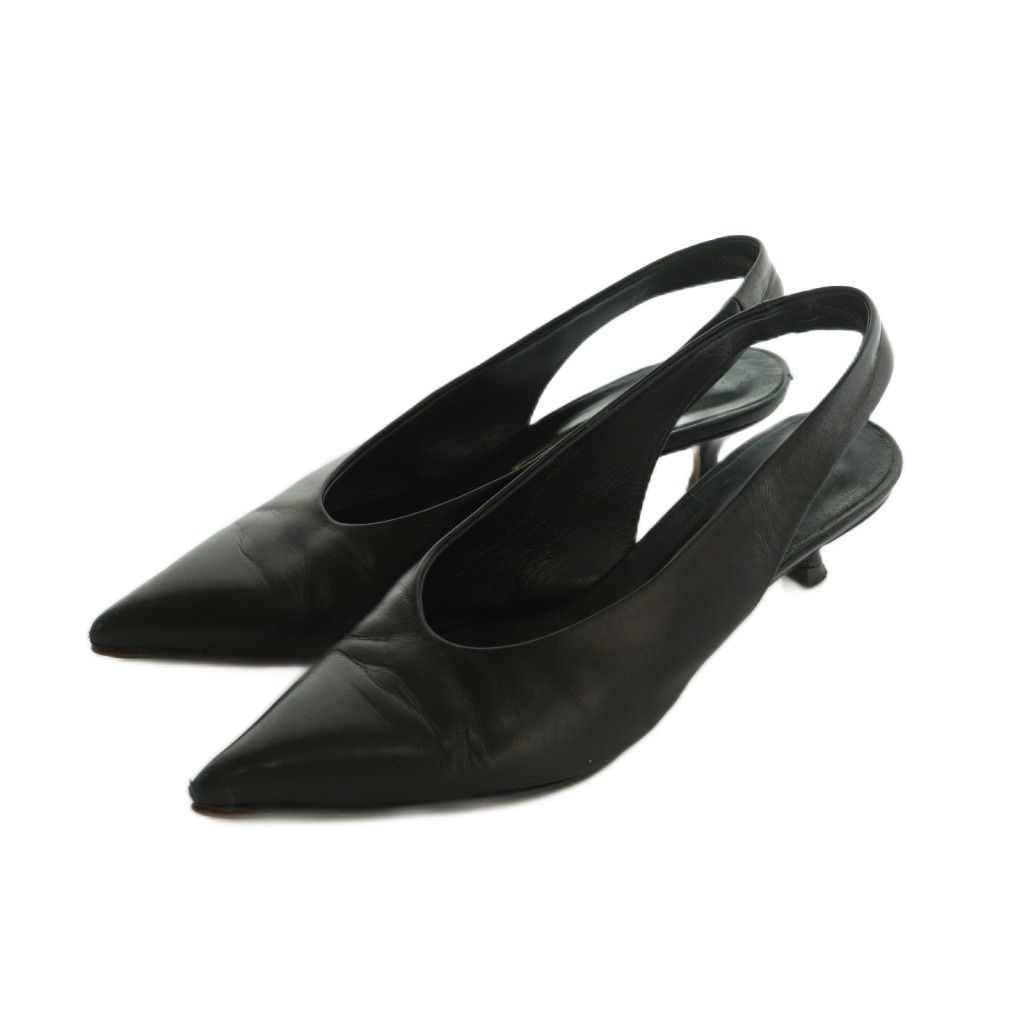 ブレンタ BRENTA スリングバックパンプス ポインテッドトゥ 37 24.0cm