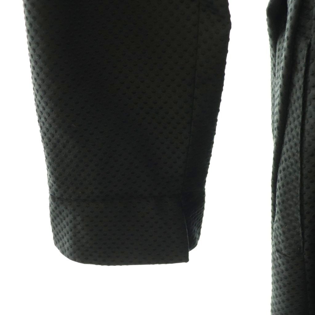 ルネ Rene TISSUE ワンピース 長袖 ロング 前開き シルク 34 黒 /NR