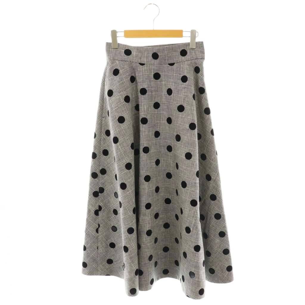 【中古】シートーキョー SHE Tokyo グレンチェックフロッキードットスカート ロング フレア 千鳥格子 リネン 36 黒 白 2025年最新】Yahoo!オークション -she tokyo(ファッション)の中古品