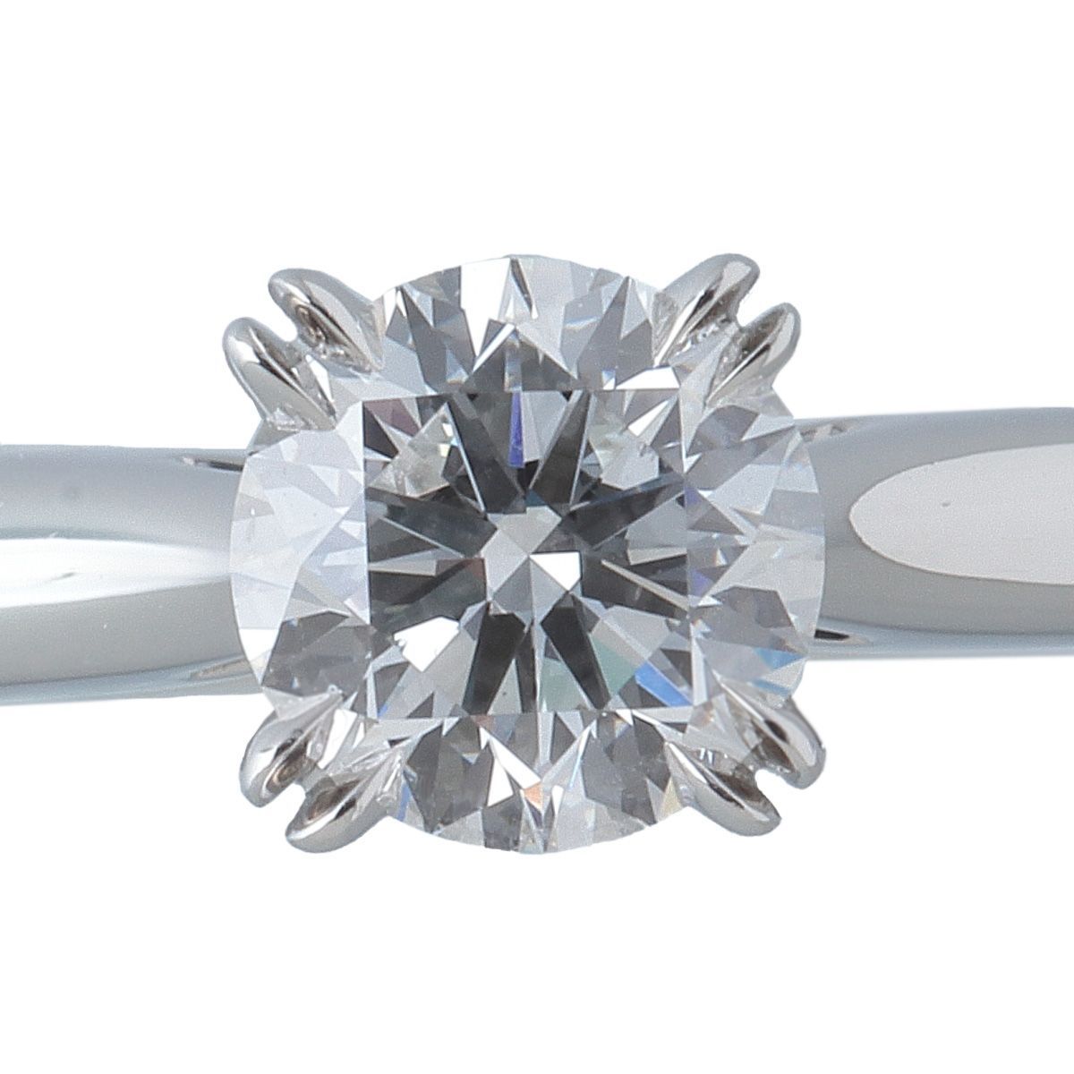ハリーウィンストン ラウンドカット ソリティア ダイヤ リング 0.55ct