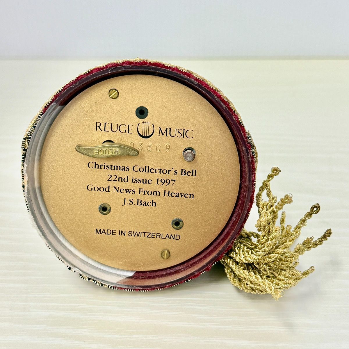 美品・動作確認済み✨】REUGE MUSIC オルゴール ベル 1997年版 2個