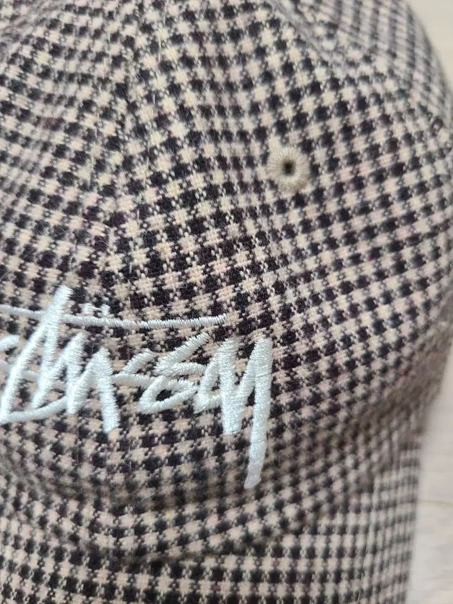 ステューシー パイレーツロゴ チェック柄 ベースボールキャップ 7 1/2