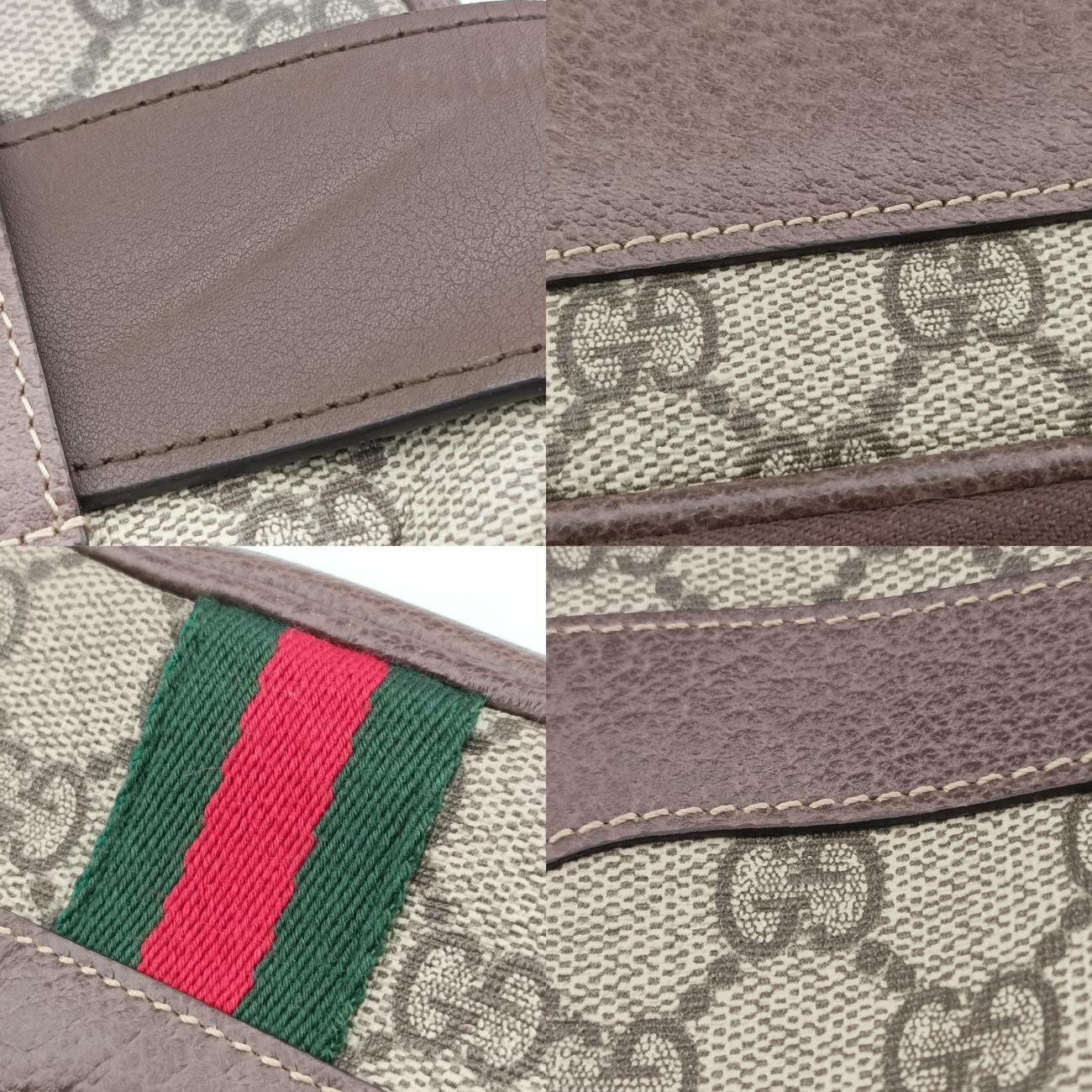 ブラウン×マルチ PVCコーティングキャンバス×レザー