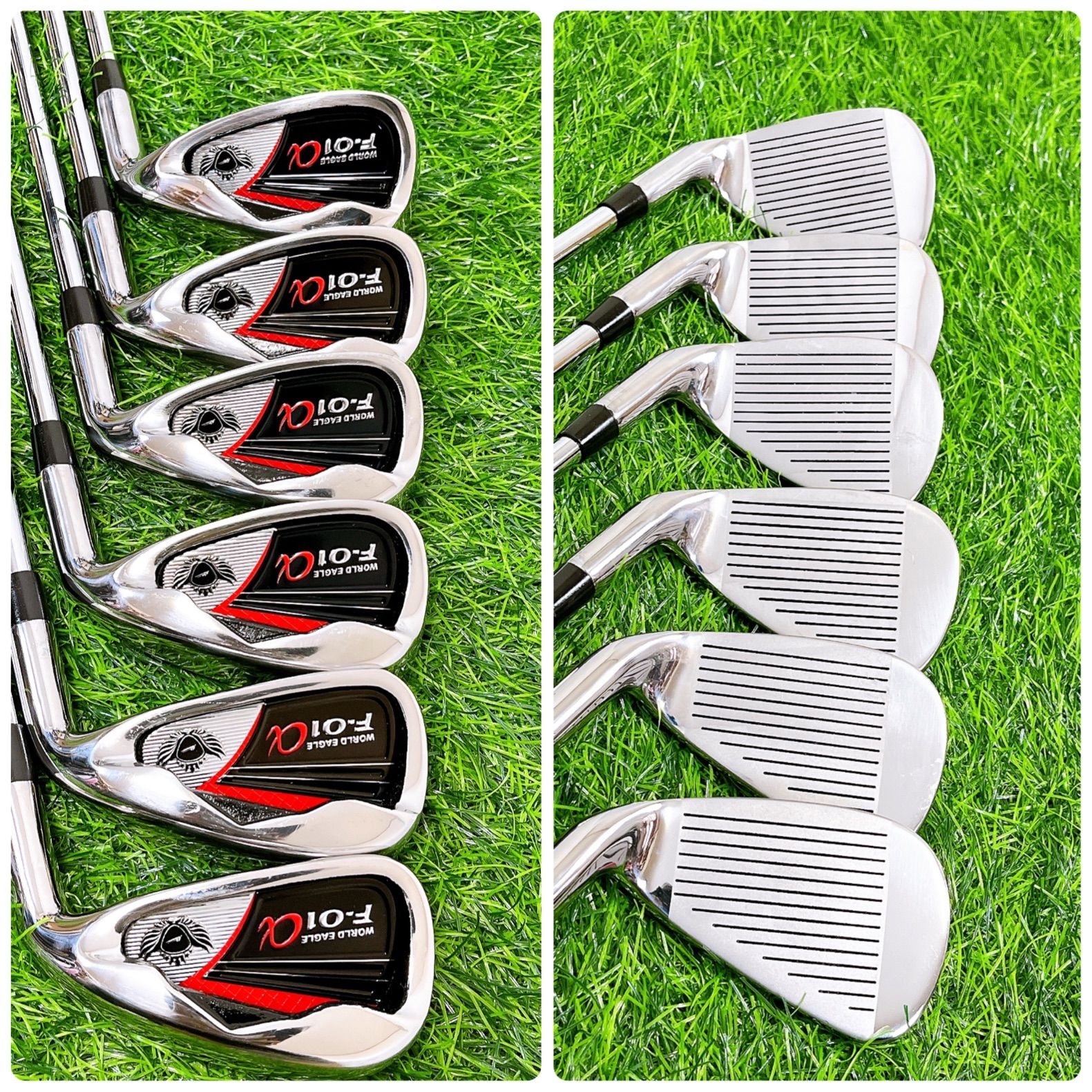 状態良好】【初心者向け】ワールドイーグル F-01αメンズゴルフクラブ