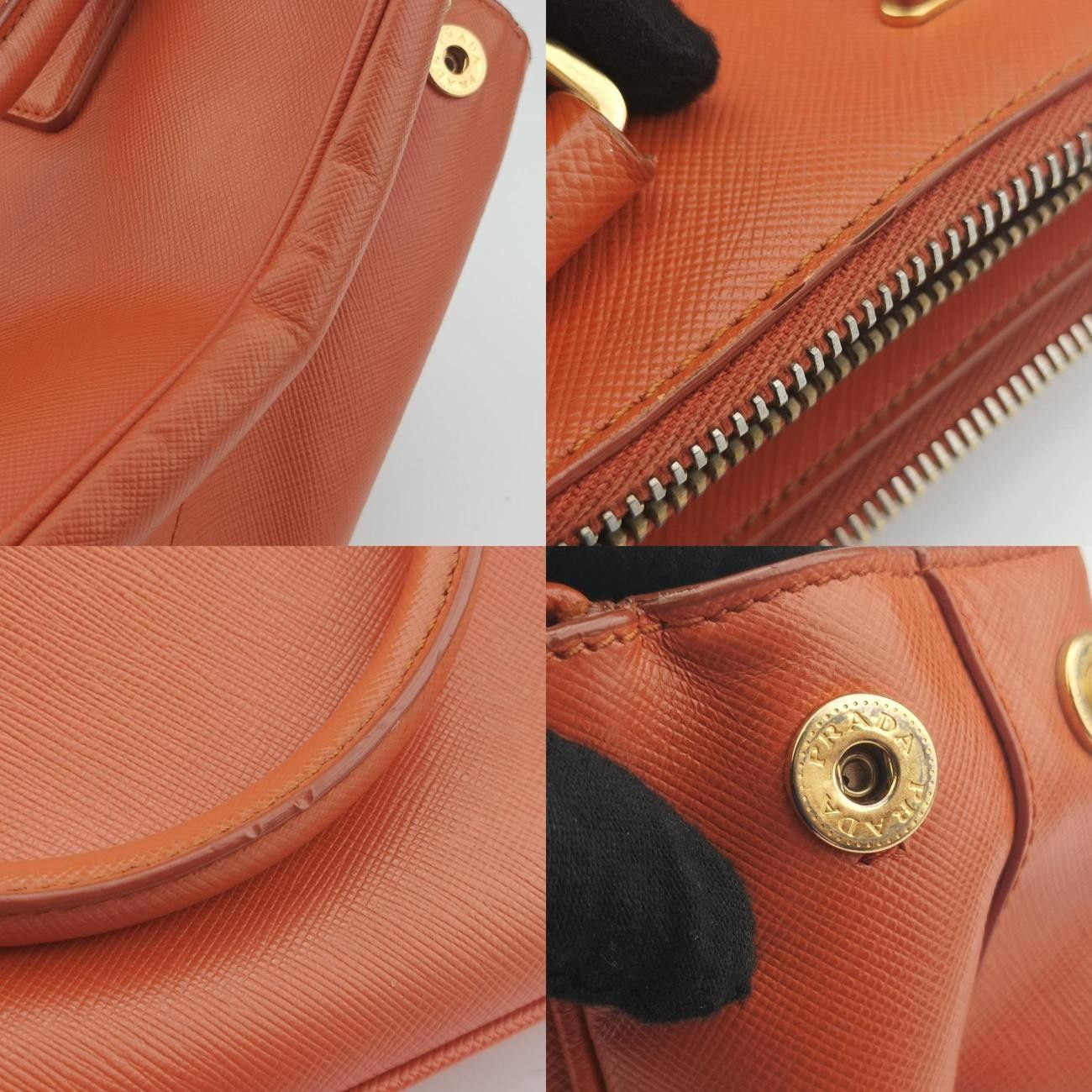 オレンジ サフィアーノレザー