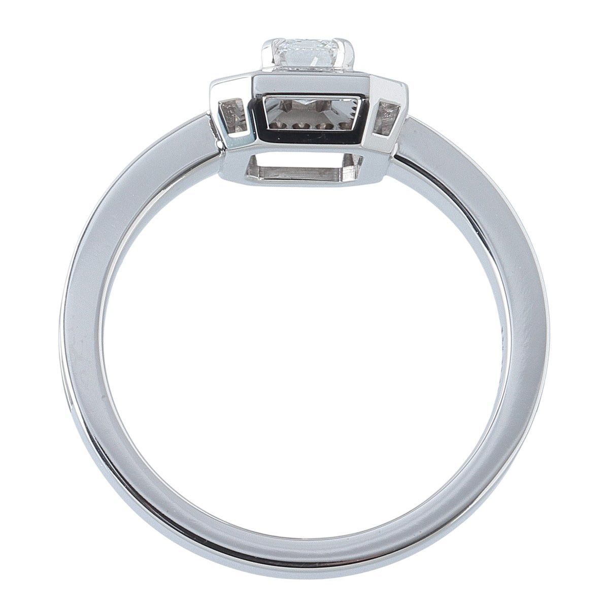 ブシュロン ヴァンドームリズレ ダイヤ リング 現行モデル 0.33ct F