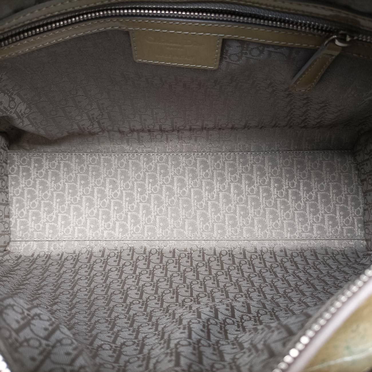  クリスチャンディオールChristian Diorレディディオール ラージ イエロー パテント 16-BO-1100 A メッセンジャーバッグ ショルダーバッグ