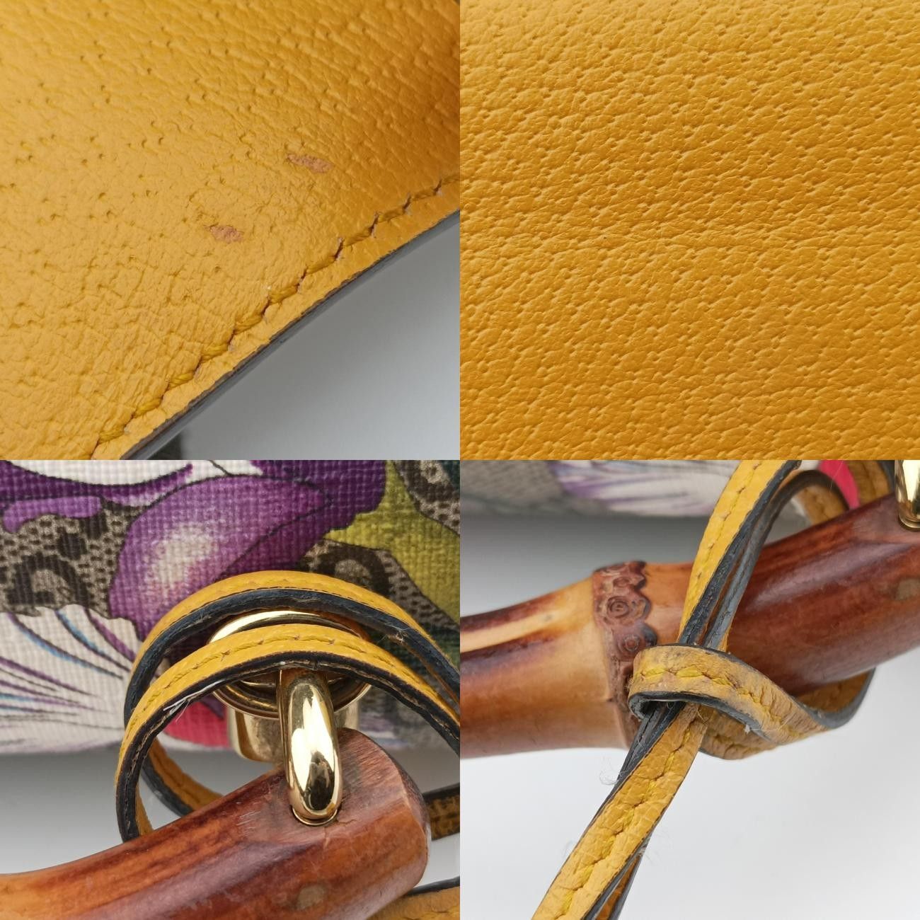  グッチGucciGGアップル パドロック バンブー ベージュ×イエロー×マルチ PVCコーティングキャンバス 603221 メッセンジャーバッグ ショルダーバッグ