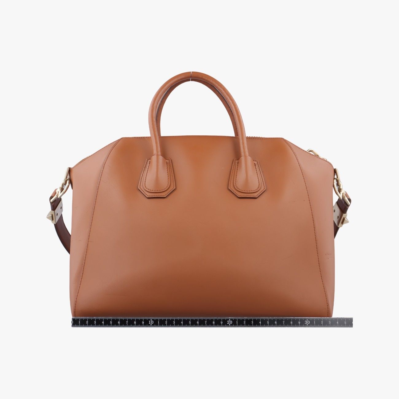 ジバンシーGivenchyアンティゴナ ベージュ レザー 3 C 1101