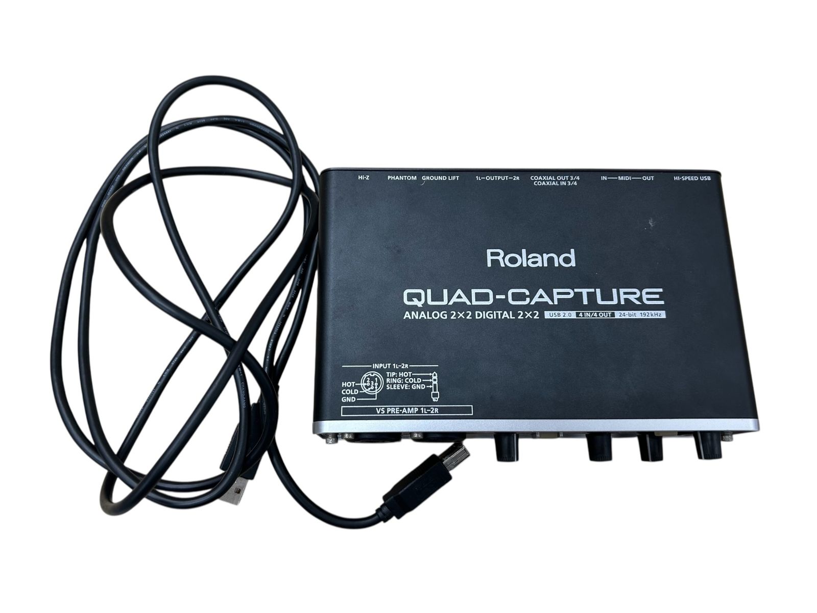 ROLAND (ローランド) QUAD-CAPTURE USBオーディオインターフェース UA