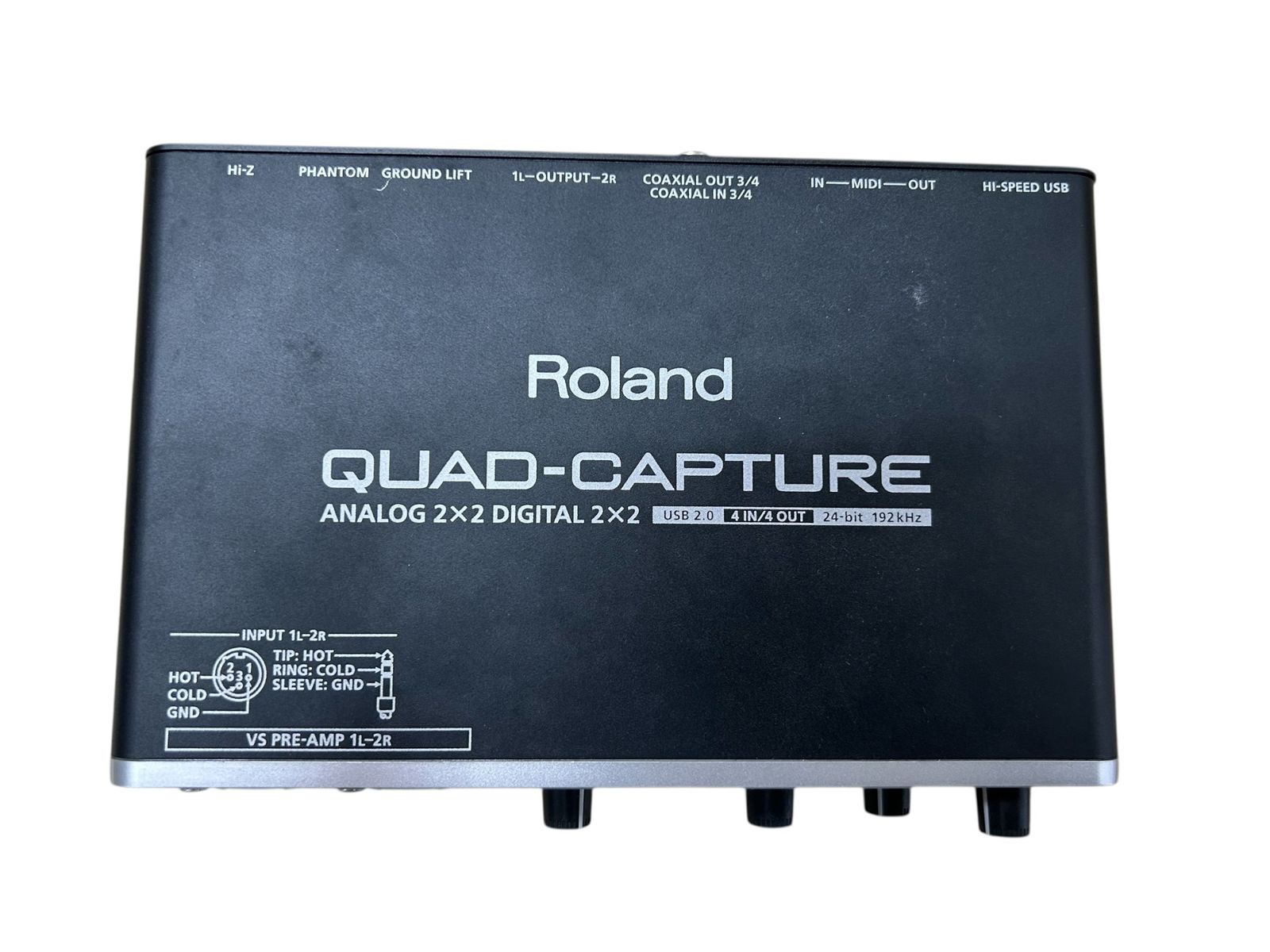 ROLAND (ローランド) QUAD-CAPTURE USBオーディオインターフェース UA