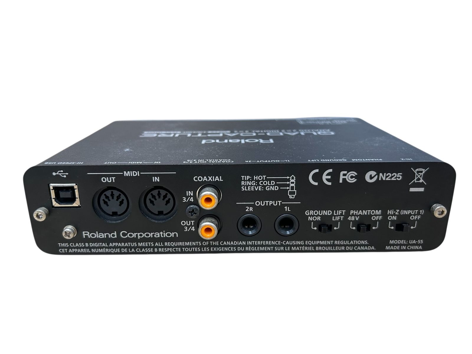 ROLAND (ローランド) QUAD-CAPTURE USBオーディオインターフェース UA