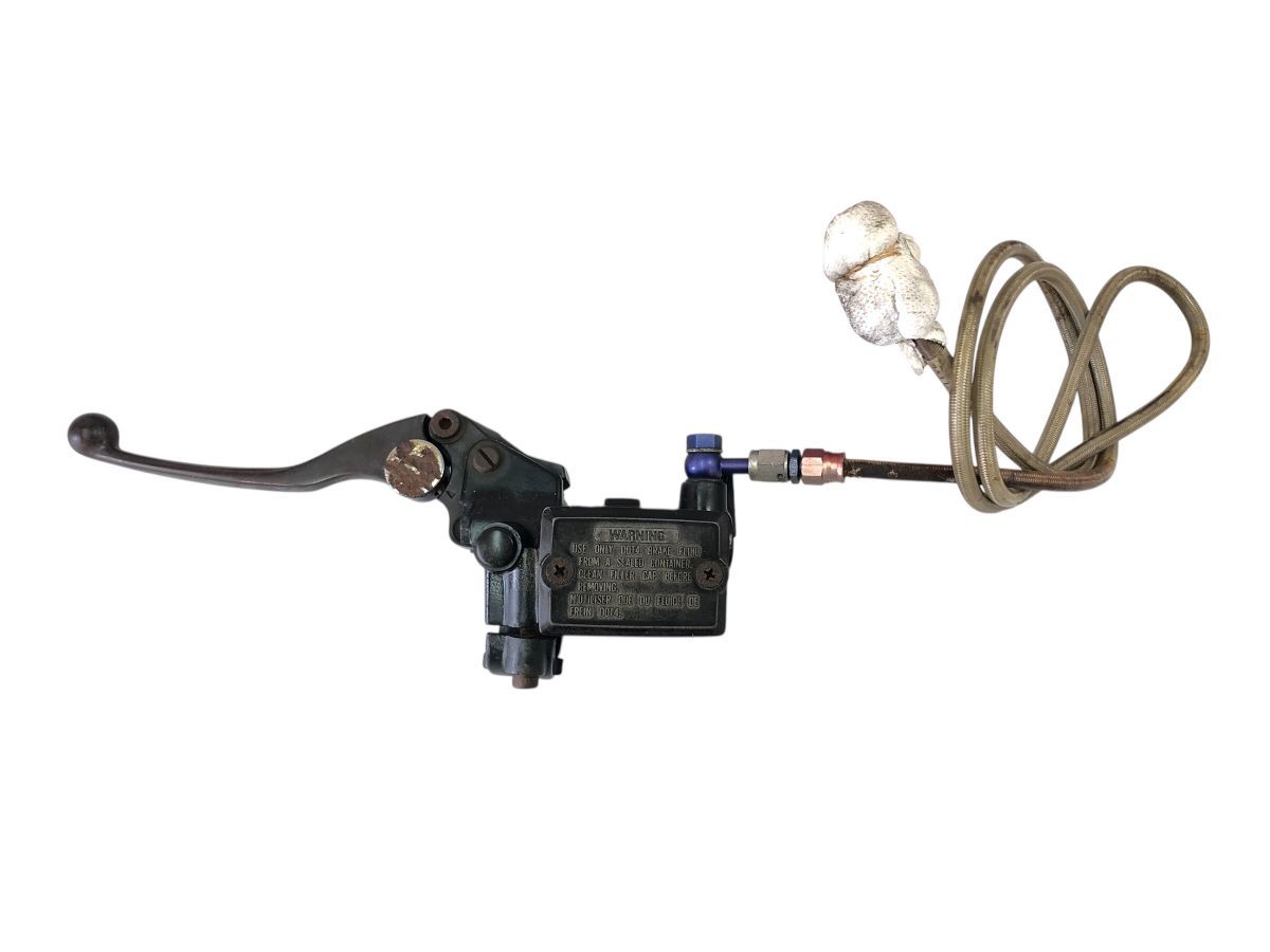 Kawasaki ZX-10 ZXT00B クラッチマスター レバー メッシュホース 希少