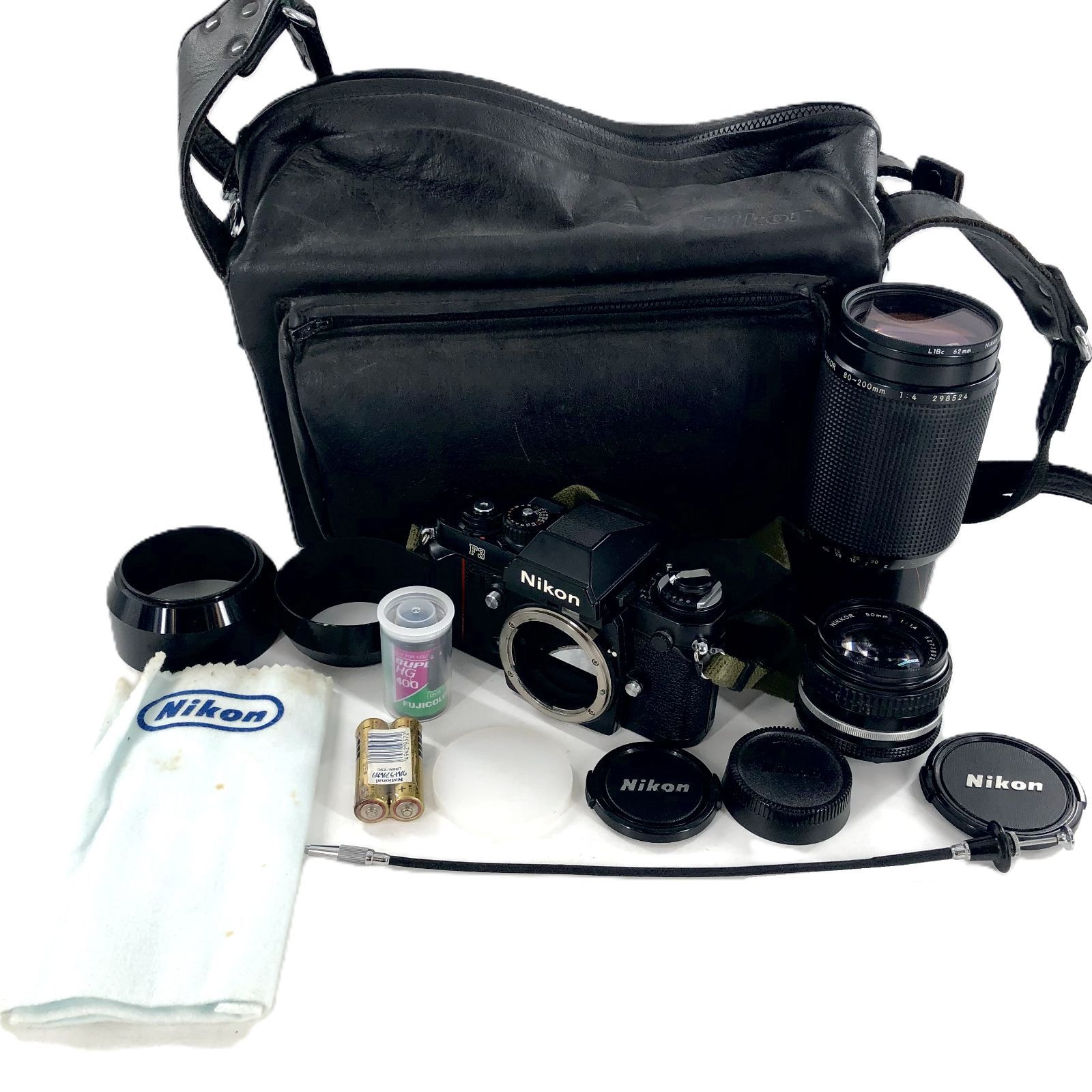 NIKON ニコン F 3 アイレベル レンズ 2本セット 一眼レフフィルムカメラ PF 482