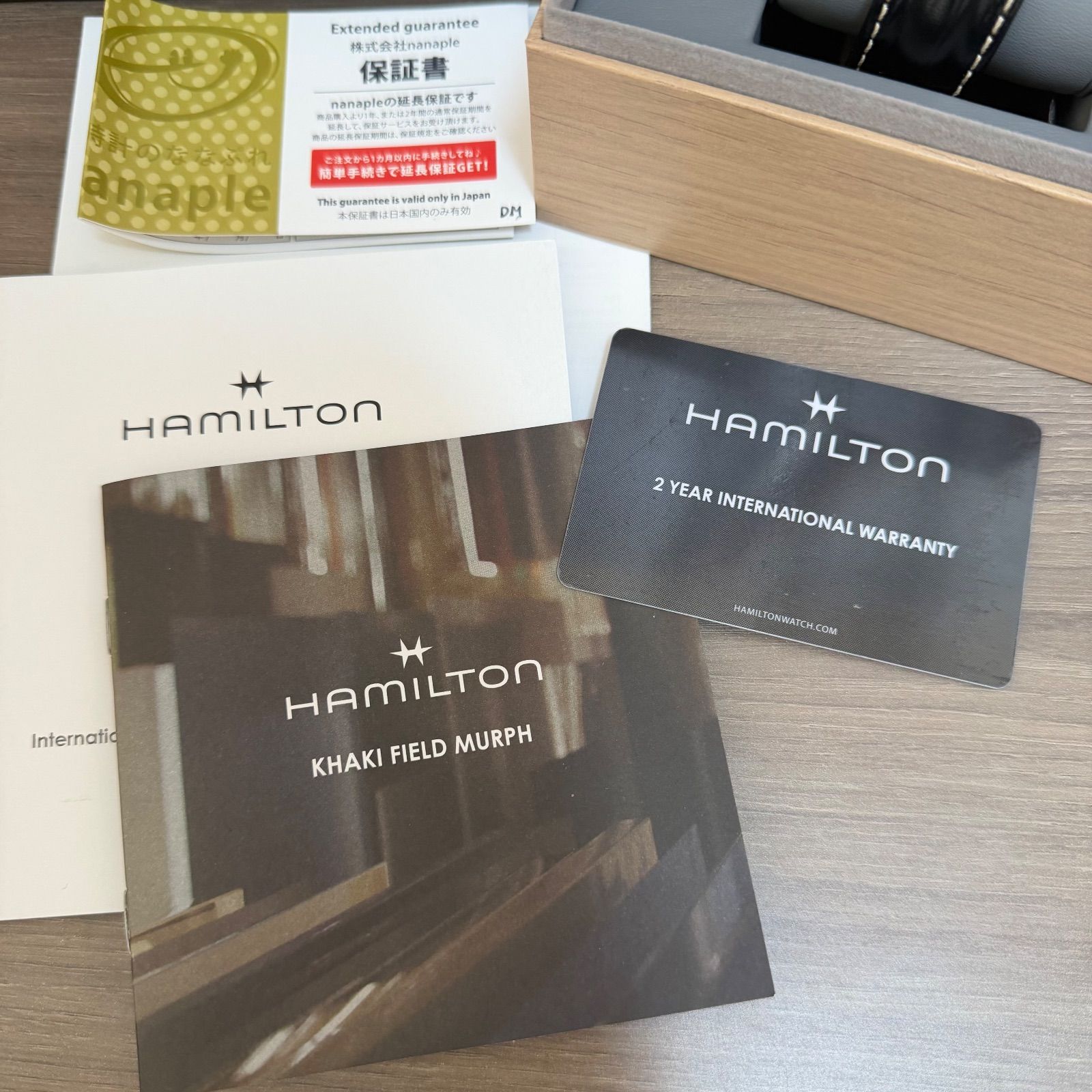 ハミルトン KHAKI 自動巻き H 706050 レザーベルト 箱 ギャラ付き 稼働品 Field Murph Auto カーキ フィールド マーフ オートマティック 42 00 MM