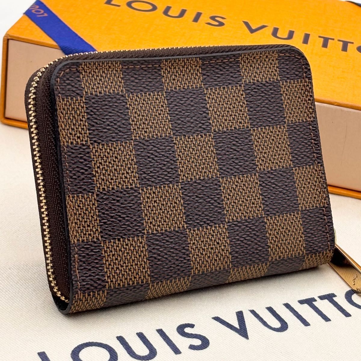 ルイヴィトン ダミエ ジッピーコインパース 小銭入れ