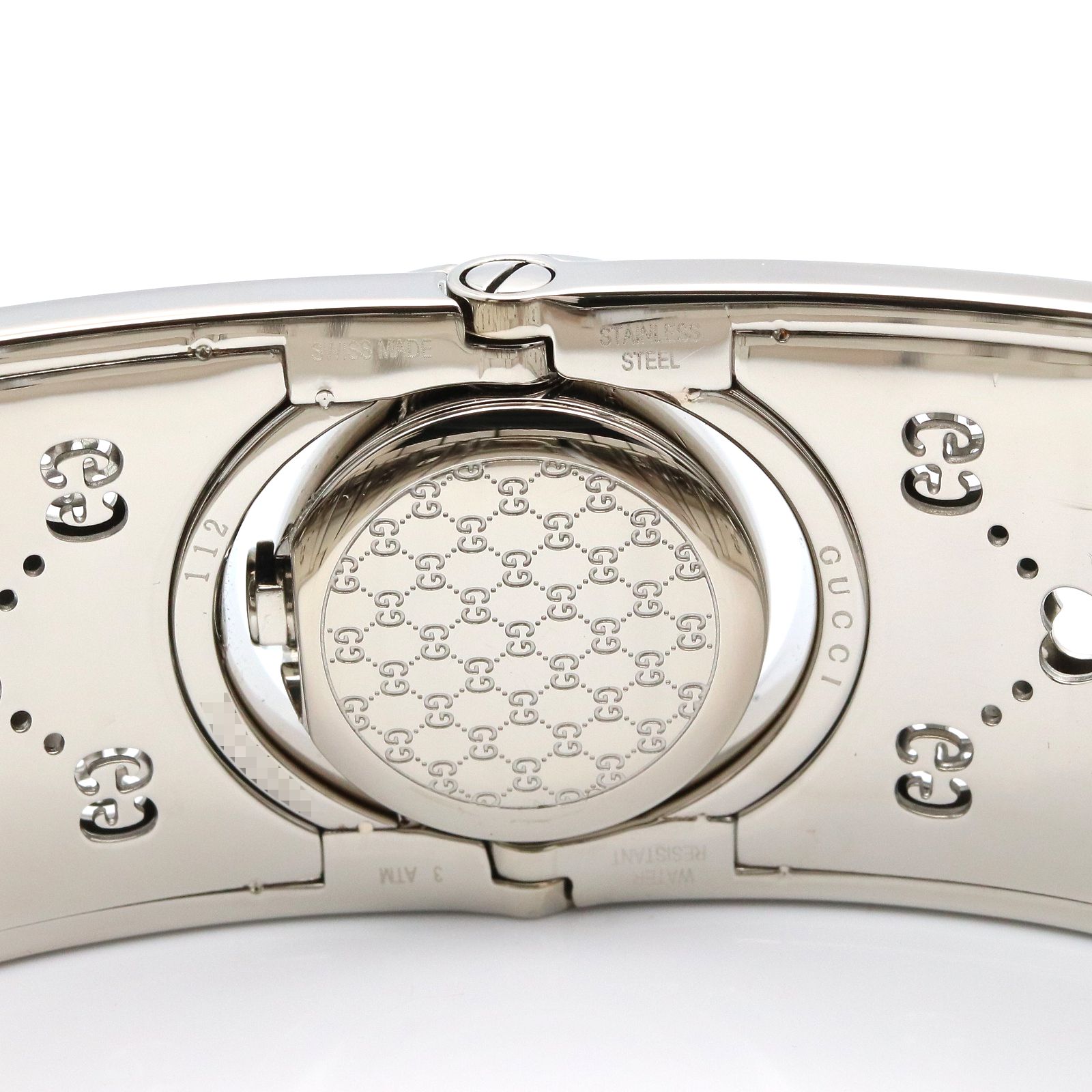 グッチ GUCCI 腕時計 トワールハートバングル 112 ピンクシェル