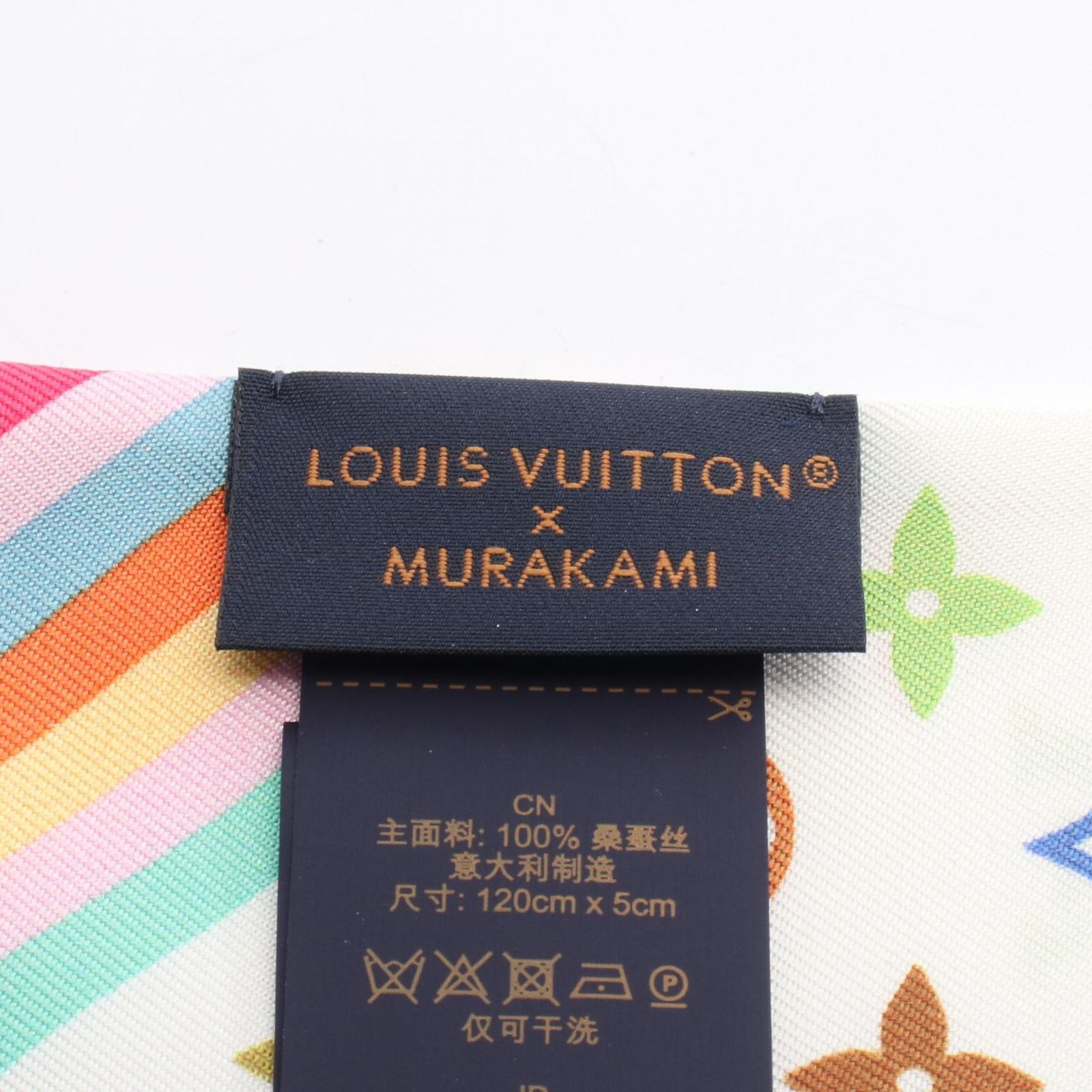 ルイ・ヴィトン LOUIS VUITTON スカーフ LV × TM バンドーBB