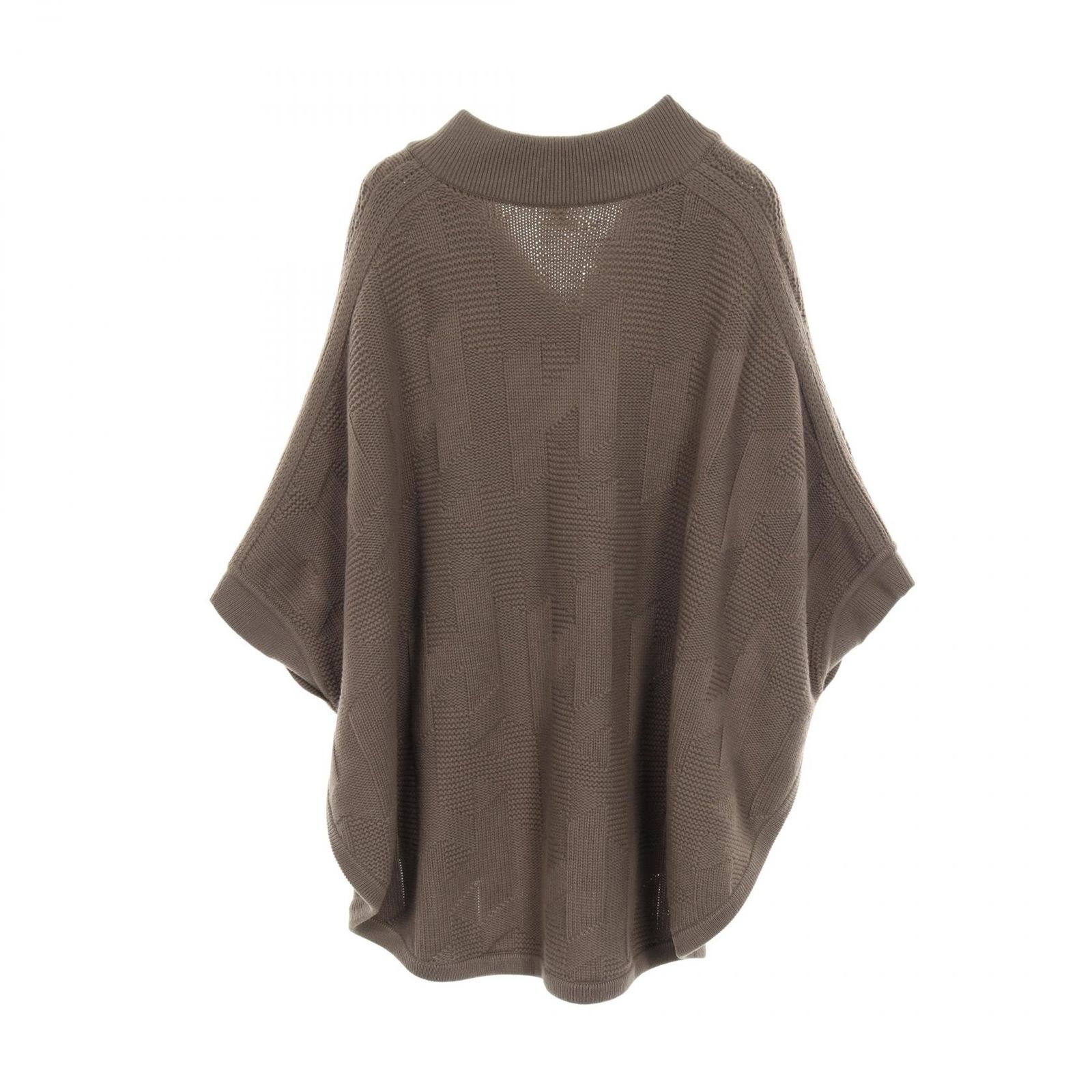 エルメス HERMES ポンチョ ニット ケープ ウール レディース A